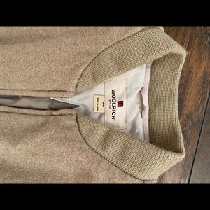 Woolrich Bomber jacket Men’s Large - Tan wool-NWOT